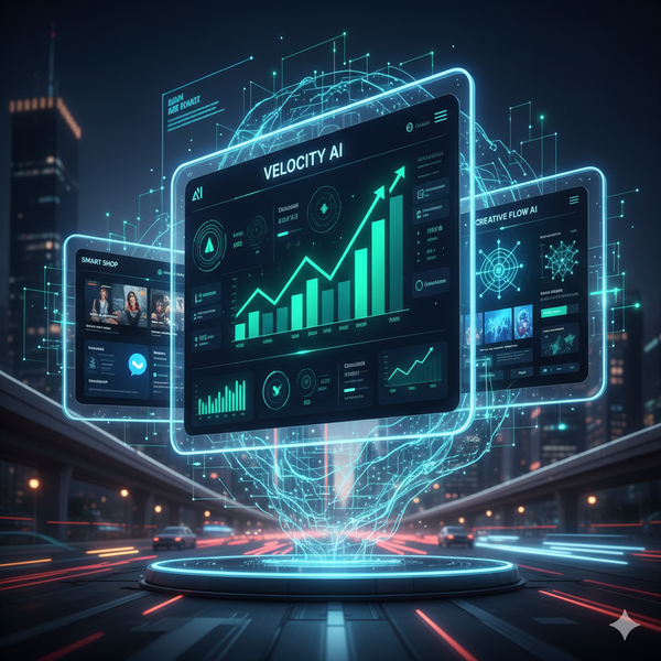 Image displaying an ai-powered website.